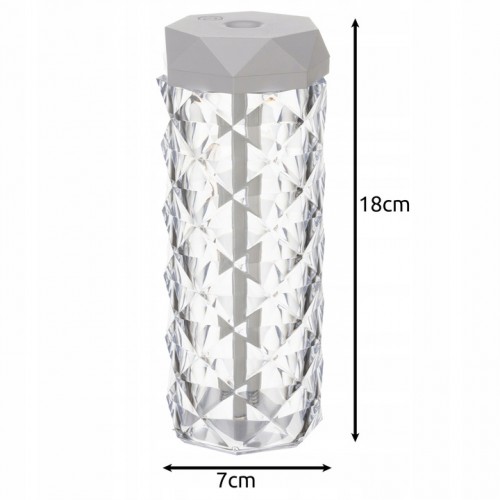 Dekoracyjny nawilżacz powietrza i lampka nocna 2w1 z efektem róży LED!