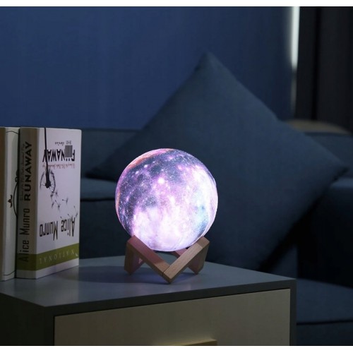 Księżyc 3D Lampka Nocna Duża Lampa Moon Light 20 Trybów na Prezent Pilot