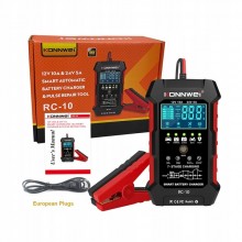 PROSTOWNIK SAMOCHODOWY AUTOMATYCZNY 12V 24V LCD CYFROWY Z FUNKCJĄ NAPRAWY