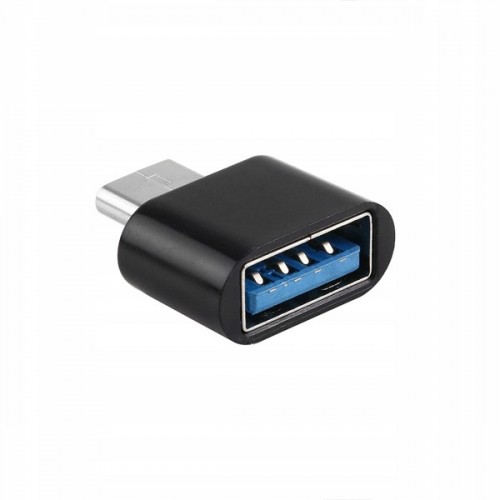 ADAPTER HOST OTG TYP-C USB CZARNY USB-C PENDRIVE KLAWIATURA MYSZ DYSK