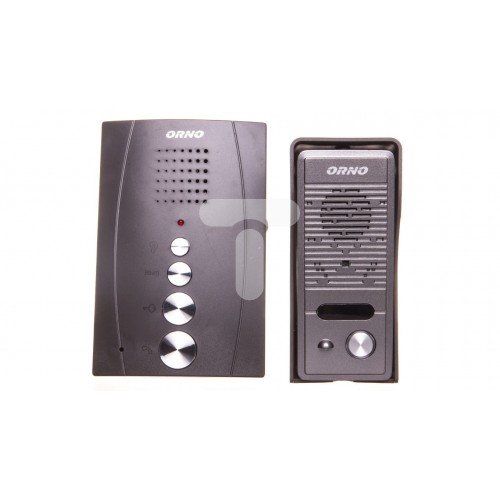 Zestaw domofonowy jednorodzinny bezsłuchawkowy ELUVIO czarny OR-DOM-RE-914/B
