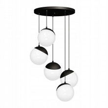 Lampa wisząca żyrandol 5x40W E14 SFERA Milagro