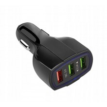 ŁADOWARKA SAMOCHODOWA SZYBKA DO TELEFONU SMARTFONA 2x USB 3.1A 12V PLS34E