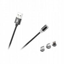 Kabel magnetyczny 3w1 ładowarka iphone micro USB C