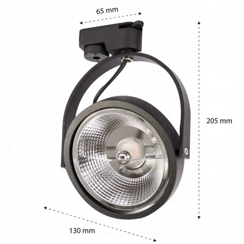 LAMPA LED REFLEKTOR GU10 do SZYNOPRZEWÓD 1  fazowy