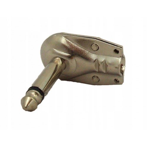 Wtyk Jack 6,3mm mono metalowy kątowy