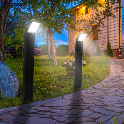 Lampa LED 12W Ogrodowa 80cm zewnętrzna słupek stojąca