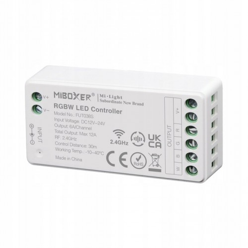 Kontroler Mi Boxer ODBIORNIK 12A RF 2.4G 4STREFOWY RGB+WV2.1