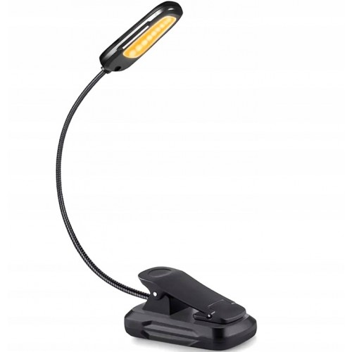 LAMPKA BIURKOWA LED USB NA BIURKO Z KLIPSEM DO CZYTANIA KSIĄŻEK KLIPS ZD108