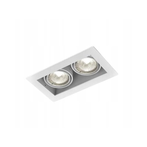 Oprawa SQUARES 50x2 230V biała