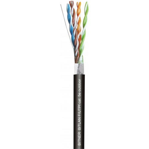 Kabel skrętka zew. FTPw 4x2x0,5 kat.5e BITNER TI0013 100mb