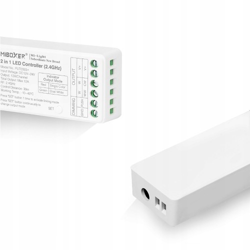Sterownik strefowy Miboxer MiBoxer KONTROLER 12-24V 12A RF MONO/CCT