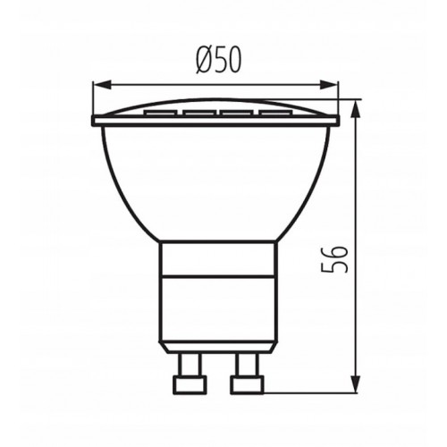 Żarówka Kanlux TOMIv2 4,9W GU10 400 lm
