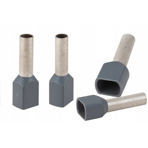 Końcówka Kablowa  tulejkowa izolowana HI 2x4/12mm 10szt