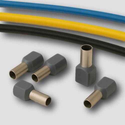 Końcówka Kablowa  tulejkowa izolowana HI 2x4/12mm 10szt