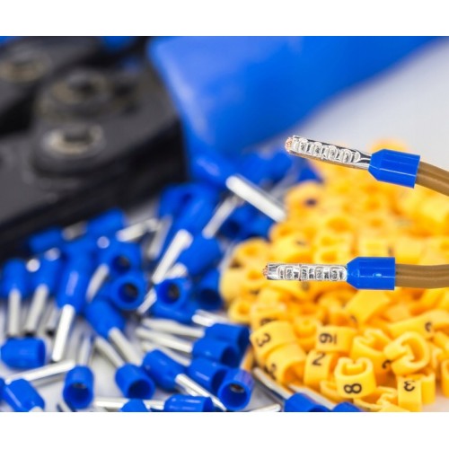 Końcówka Kablowa Tulejka Izolowana HI 1/10  1,0 mm² 100 szt