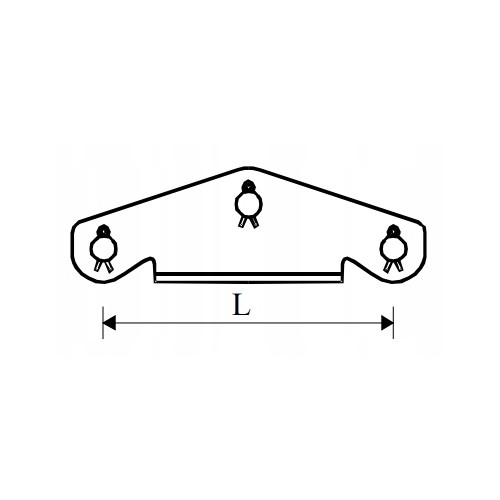 Łącznik orczykowy 200mm NK 38253 ocynkowany