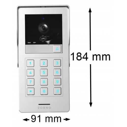Wideodomofon Jednorodzinny Szyfrator Full HD Tuya Brama Furtka RFID WiFi