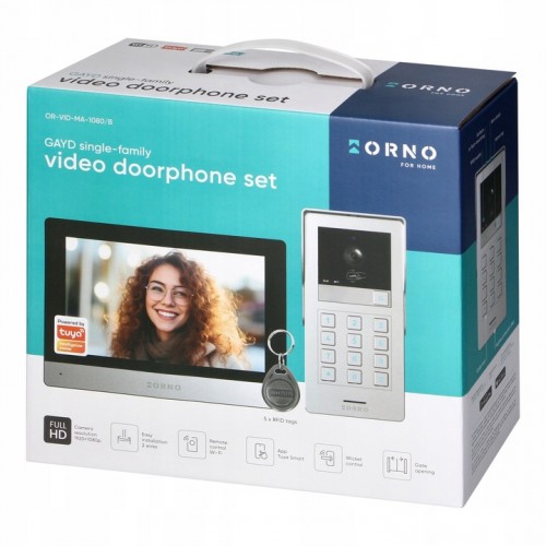 Wideodomofon Jednorodzinny Szyfrator Full HD Tuya Brama Furtka RFID WiFi