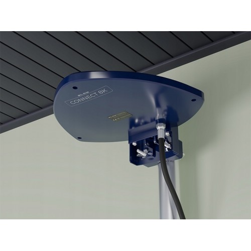 ANTENA ZEWNĘTRZNA AKTYWNA DVB-T2 HD TV 8K MUX8 FILTR GSM UHF + ZASILACZ