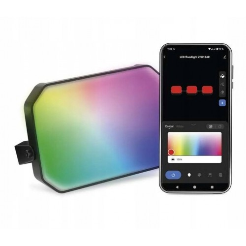 GoSmart Naświetlacz LED RGB IC + CCT, IP65 | Zestaw rozszerzający 1 szt. | WiFi + BLE | EMOS ZIW181R