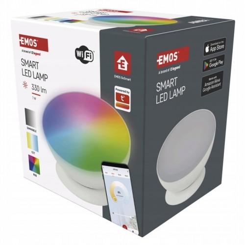 GoSmart Oprawa LED Ambilight EMOS ZCW11WR | WiFi | RGB + Ciepła–Zimna Biel | Biała