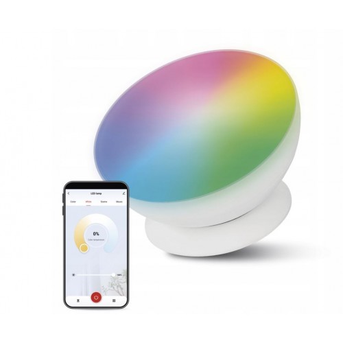 GoSmart Oprawa LED Ambilight EMOS ZCW11WR | WiFi | RGB + Ciepła–Zimna Biel | Biała
