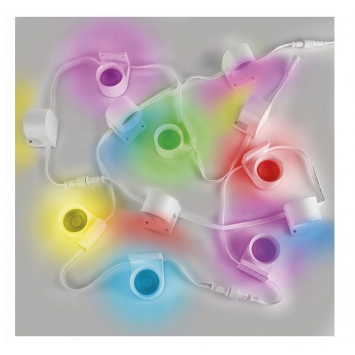 GoSmart Oświetlenie Punktowe LED RGB IC + CCT – 255 cm, 12 Segmentów, WiFi, Ściemnialne | EMOS ZIW15CR