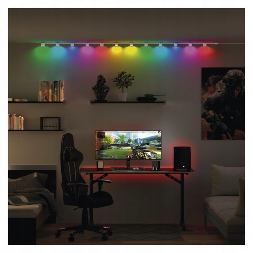 GoSmart Oświetlenie Punktowe LED RGB IC + CCT – 255 cm, 12 Segmentów, WiFi, Ściemnialne | EMOS ZIW15CR