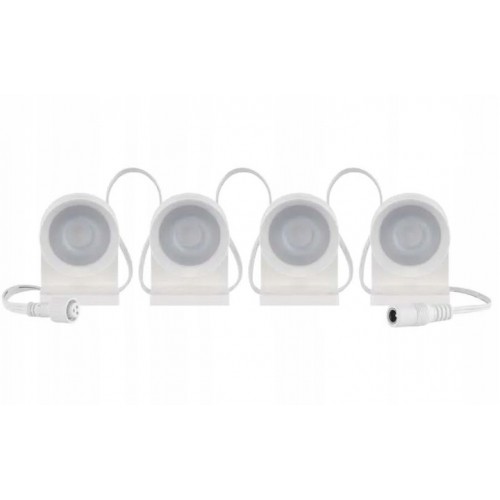 GoSmart Oświetlenie Punktowe LED RGBIC + CCT 85 cm | 8 Części | WiFi | Ściemniacz