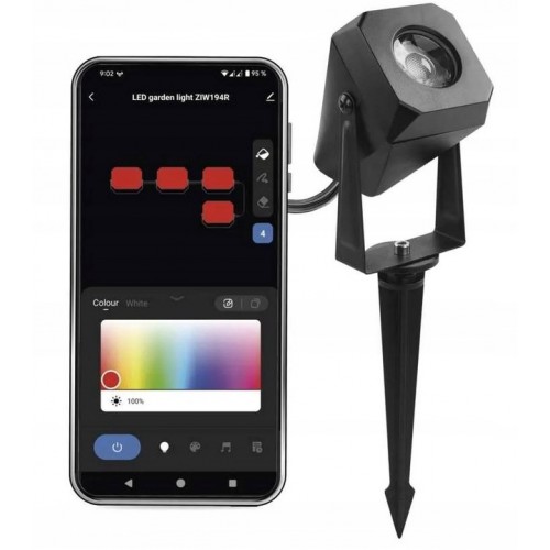GoSmart Oświetlenie punktowe LED RGB IC + CCT | Zestaw rozszerzający 1 szt. | IP65 | WiFi + BLE