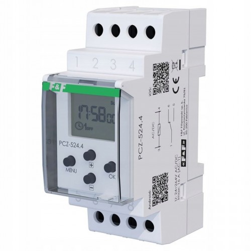 Zegar astronomiczny PCZ-524 | 1-kanałowy | NFC | Android i iOS | Seria 4