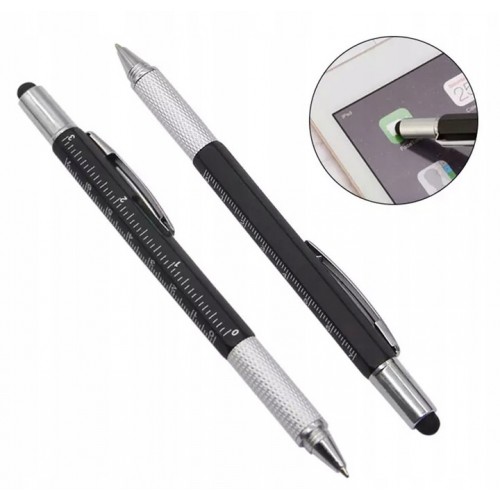 UNIWERSALNY DŁUGOPIS WIELOFUNKCYJNY MULTITOOL ŚRUBOKRĘT POZIOMICA AG850