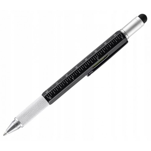 UNIWERSALNY DŁUGOPIS WIELOFUNKCYJNY MULTITOOL ŚRUBOKRĘT POZIOMICA AG850