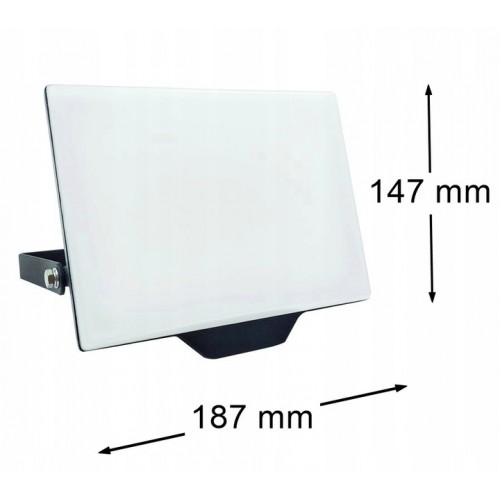 Halogen Reflektor Lampa LED 50W Naświetlacz Bezramkowy NEUTRALNY 4000K IP65