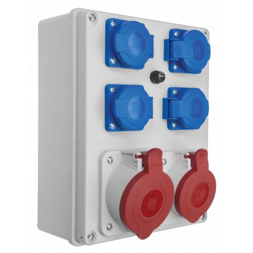 Rozdzielnica R-BOX 240 1x32A/5P 1x16A/5P 4x250V IP44 B.1100-02