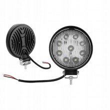 Lampa Robocza LED 27W Halogen Szperacz Naświetlacz Wodoodporny ciągnik TIR