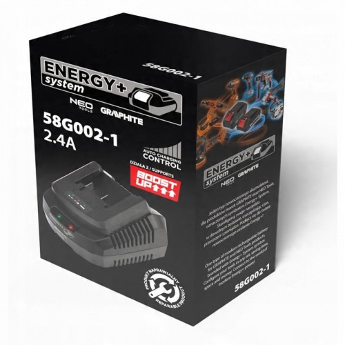 Ładowarka do Akumulatorów Baterii Energy+ GRAPHITE NEO TOOLS