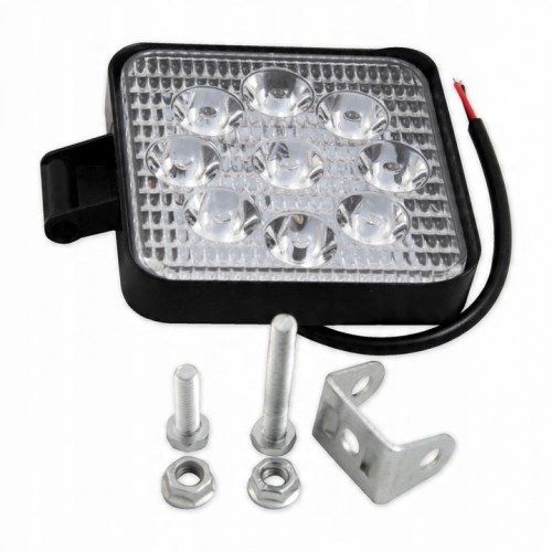 Lampa LED robocza 10-30V 27W 6000K 3510lm dodatkowe oświetlenie auto garaż