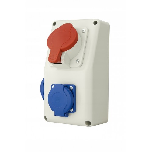 Rozdzielnica R-BOX KOMPAKT 1x32A/4P 2x250V IP44