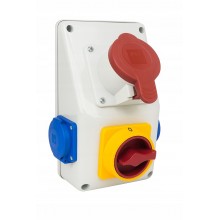Rozdzielnica R-BOX KOMPAKT 1x16A/4P 2x250V L/P IP44