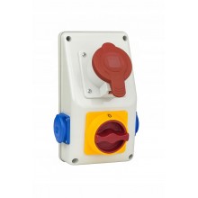 Rozdzielnica R-BOX KOMPAKT 1x16A/4P 2x250V 0/1 IP44