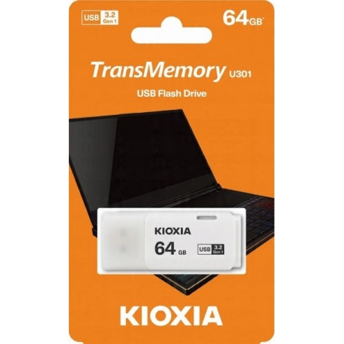 Pendrive KIOXIA TransMemory U301 64 GB USB 3.2 biały