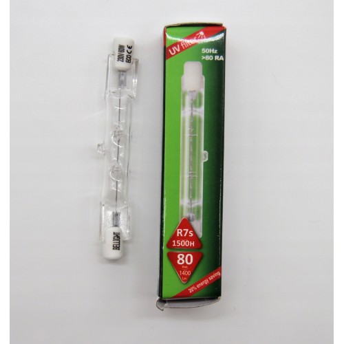 ŻARNIK HALOGENOWY WKŁAD HALOGEN J78 230V 1400lm 80W  100W Eco R7s