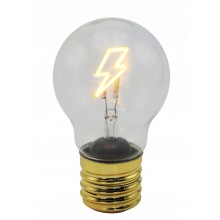 ŻARÓWKA LED FILAMENTOWA NA BATERIE E27 6W 3000K PIORUN PLASTROL
