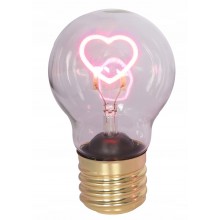 ŻARÓWKA LED FILAMENT NA BATERIE E27 6W 3000K SERCE PLASTROL