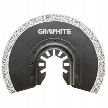 Tarcza półokrągła HM do ceramiki 85 mm GRAPHITE 56H004