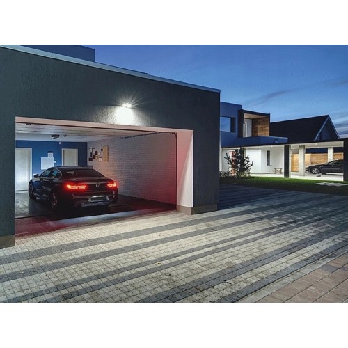 LAMPA KINKIET ZEWNĘTRZNY LED Z CZUJNIK RUCHU ZMIERZCHU 10W REGULACJA IP65