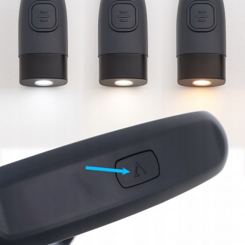 Lampka do czytania książek na szyję IZOXIS Nocna Latarka LED Akumulator na USB-c