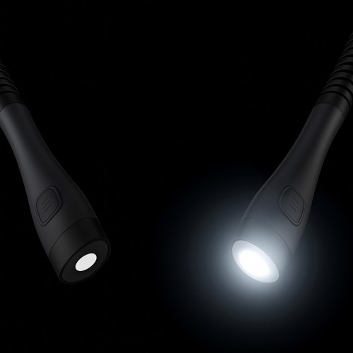 Lampka do czytania książek na szyję IZOXIS Nocna Latarka LED Akumulator na USB-c